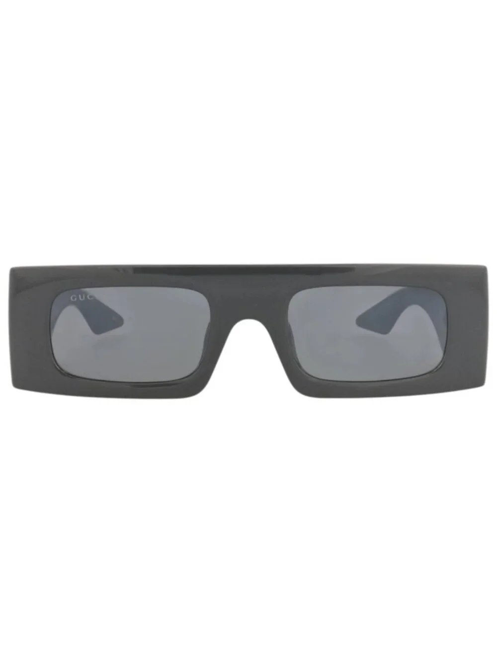 New Gucci Women's Sunglasses Shield Wrap Injection Frame Grey Grey Grey